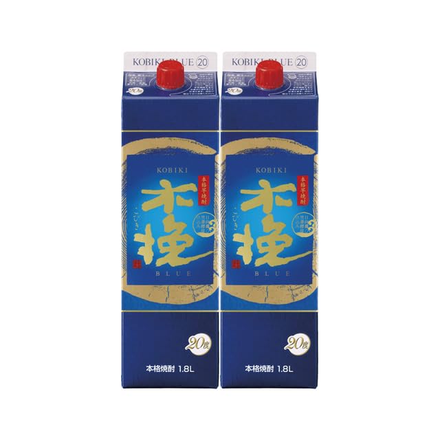 Amazon.co.jp: 木挽BLUE 20度 パック 1800ml×2本 芋焼酎 雲海酒造