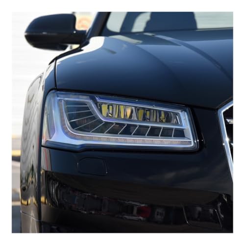 Couvercle de phare pour A8 D4 2014-2017 coque de remplacement en polycarbonate transparent
