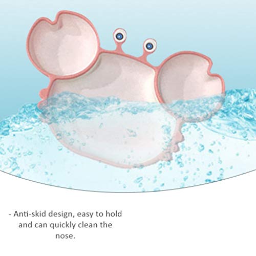 STOBOK Placa de Silicone de Sucção de Caranguejo para Crianças Com Alimentação Própria Armazenamento