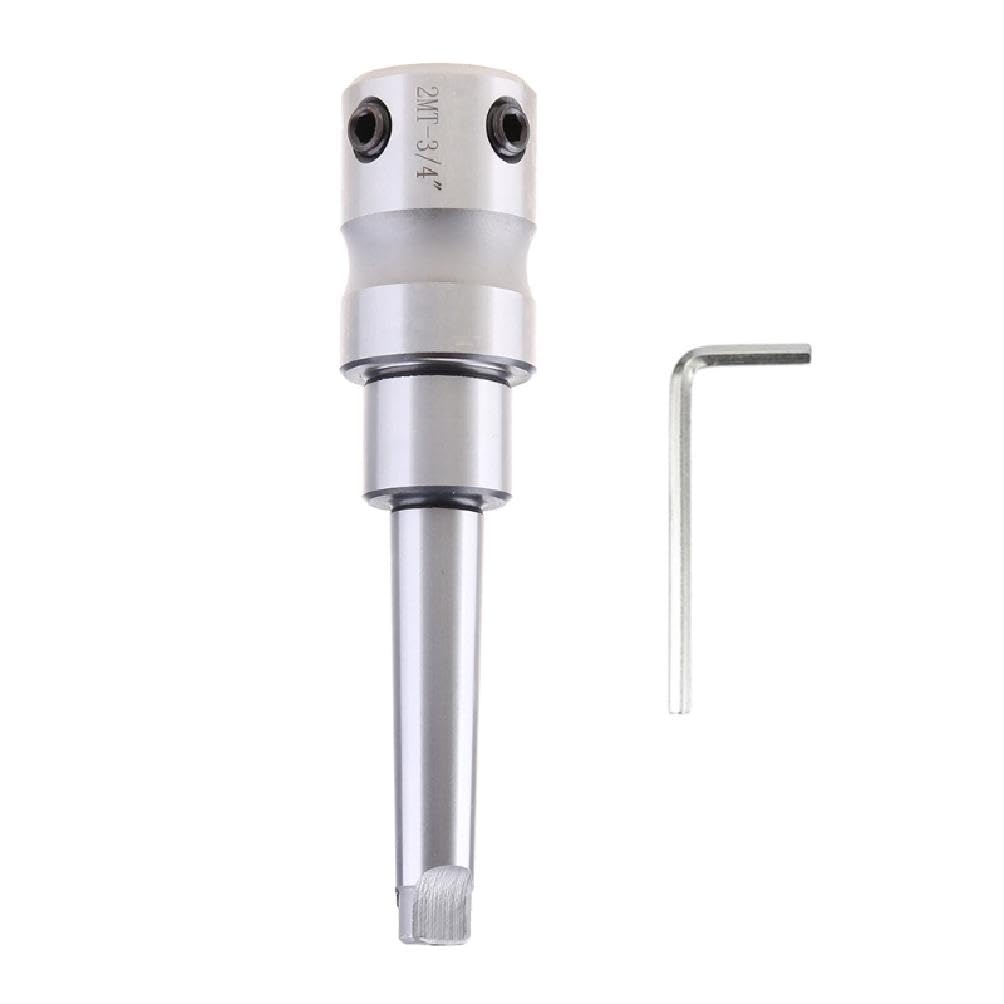 Arbre de coupe annulaire MT2 avec tige Weldon 3/4 pouce pour presse de perceuse