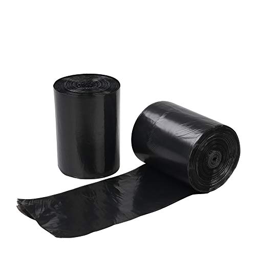 Leendines 8 Gallon Black Trash Bag, Kitchen Garbage Bag, 2 Rolls/240 Count, F #TOP3