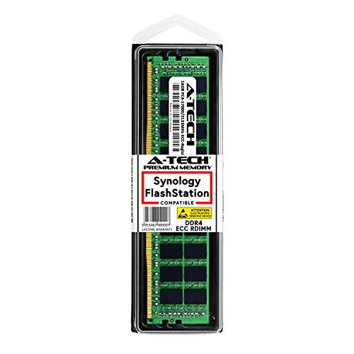 A-Tech 16GB モジュール Synology FlashStation FS2017 FS3017 NAS サーバー用 - DDR4 2133Mhz PC4-17000 ECC Registered DIMM Memory RAM (Synolog