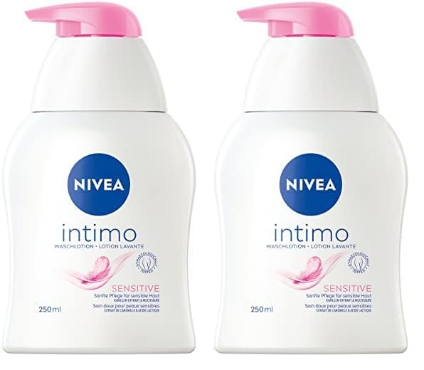 NIVEA Intimo Waschlotion Sensitive (250 ml), Intim Waschgel mit...