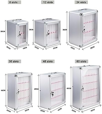 Secure Mobile Phone Storage Cabinet with Lock, 60 Slots - Ideal for Offices and Conference Rooms, Convenient Solution for Phone Nization and Safety