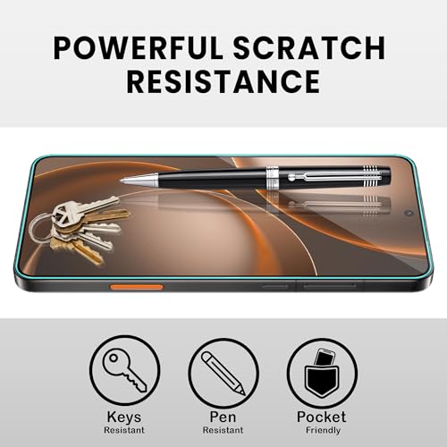 Image of FIRST MART Tempered Glass Screen Protector for Oppo Find X9 Ultra - Full-Glue Screen Guard, 3D Edge to Edge, HD Clear, Bubble-Free, Case-Friendly, Black, Pack of 2