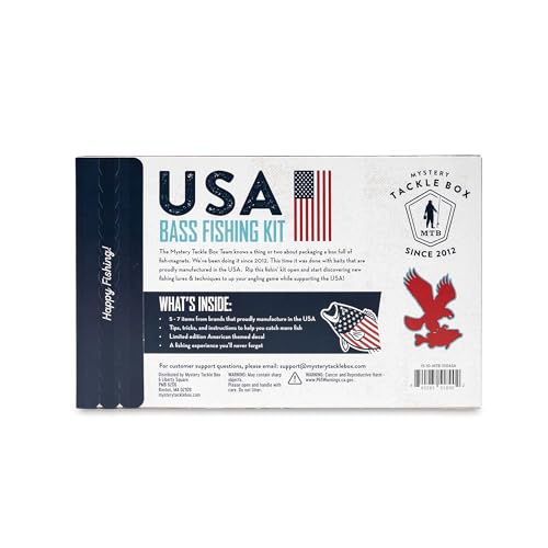 Image of Catch Co Mystery Tackle Box Freshwater Largemouth and Smallmouth Bass Lures Fishing Kit