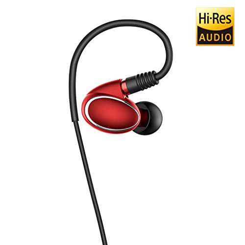 Fiio Fh1 Dual Driver Hybrid Over The Ear Headphones/Earphones/Earbuds In-Ear Monitors With Android Compatible Mic And Remote (Red) #TOP3