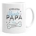 Produktbild SpecialMe® personalisierte Kaffee-Tasse stolze Hundepapa von [Hundename] personalisierte Geschenke Hundebesitzer Weiss Keramik-Tasse