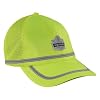Ergodyne mens High Visibility, Reflective Hat Cap, Lime, One Size US