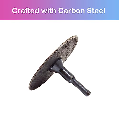 Cut-Off Wheel Mounting Mandrel Holder 3/8" & 1/4" Arbor Hole with 1/4" Shaft Stem for Die Grinder Accessories Drill Rotary Tool(3 Pack)