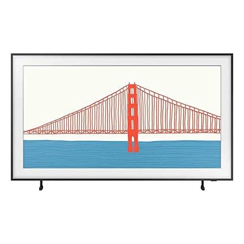 Smart TV Samsung QLED 4K The Frame 2021 55LS03A Design Slim Molduras Customizáveis Modo Arte 55' 55'