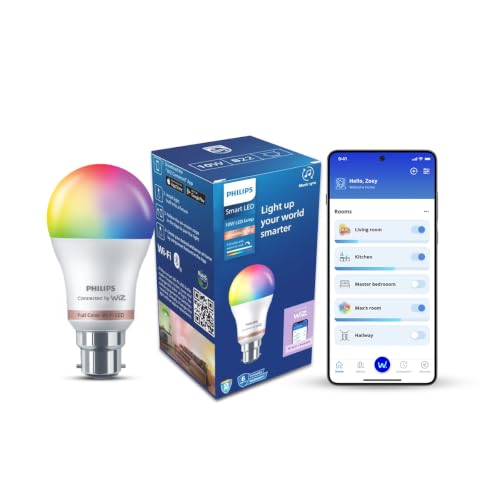 PHILIPS WiZ 10W B22 Wi-Fi & Bluetooth LED Smart Bulb with Music S...