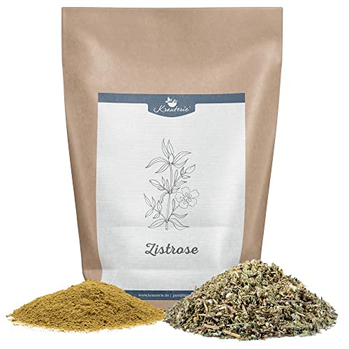 Krauterie Zistrose Hund, Einzelfuttermittel für Hunde (100 g), Cistus Kraut Geschnitten in Spitzenqualität