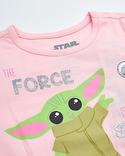 STAR WARS Girls Baby Yoda Tops Raglan T-Shirt Long Sleeve Tee Shirt Casual Clothes2