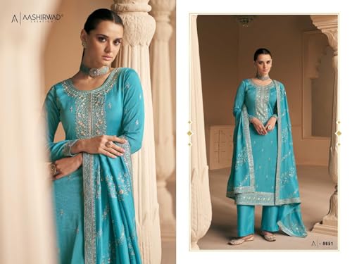 Indian Beautiful Designer Ready to Wear Heavy Worked Salwar Kameez Palazzo Suits4