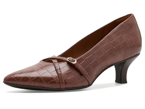 Clarks Collection Women's Kepley Star Pump, Black Leather, 5 Medium US by Clarks - Used condition - US$76.03