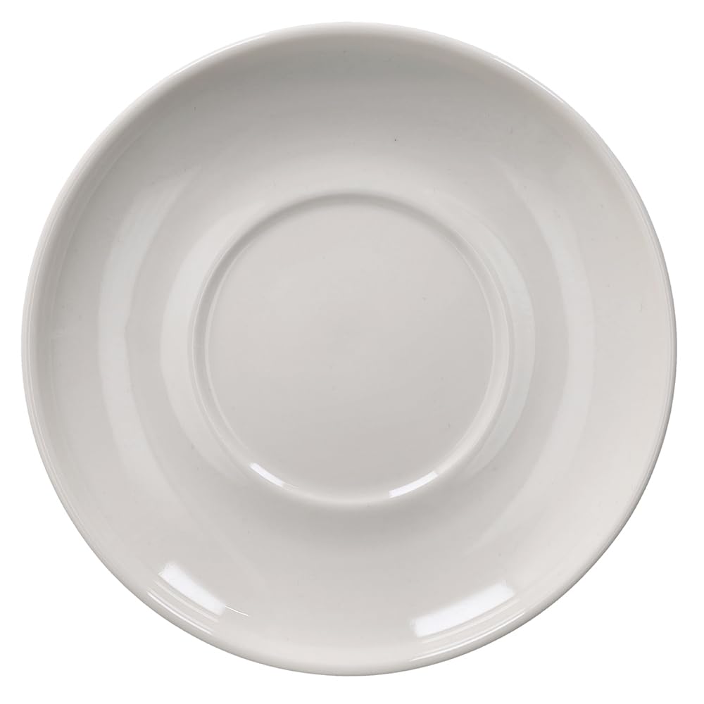 Tognana Edge, coffret de 6 tasses à thé avec soucoupe 220 ml, New Bone China, blanc