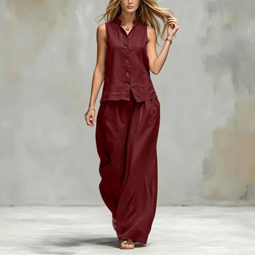 Ropa de descanso para mujer con estilo elegante y cómoda cintura elástica de verano 7