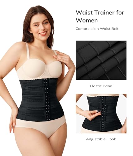 LODAY Waist Trainer for Women Corset Shapewear Tummy Control Faja Body Shaper Waist Cincher2