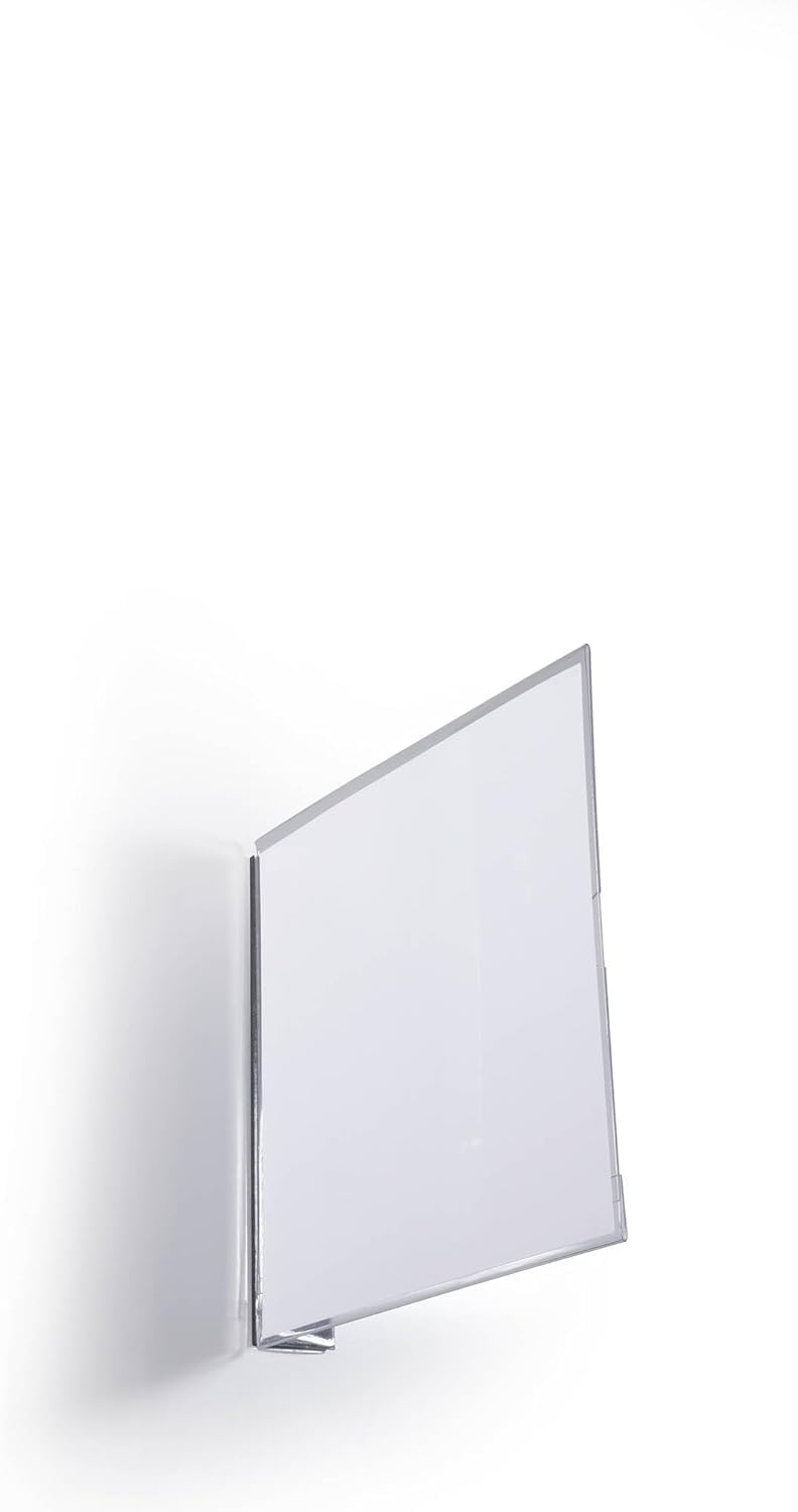 Durable Magnetic Aisle Sign 149 x 149mm - Made from Strong PET Hard Plastic - For Clear Warehouse Signage - Pack of 10 - Transparent Aisle Signs