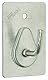 BRINOX Mini Kleiderbügel Selbstklebend 5.3x3.6x2.6 cm rostfreier edelstahl, Blister mit 2 Einheiten