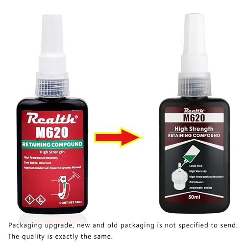 Image of Green M620 High Temperature Retaining Compound High Viscosity Gap Sealants 50 ML for Sealing The Cylindrical Components and Anti-Rust(M620)