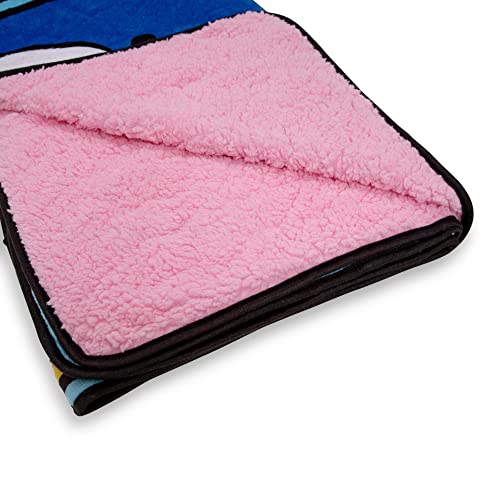 Sanrio Hello Kitty And Friends Oversized Sherpa Fleece Throw Blanket | Plush Soft Cover For Sofa, Bed | 54 X 72 Inches #TOP1