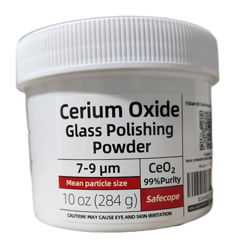 10 OZ (284g) 99% Cerium Oxide Glass Polishing Powder...
