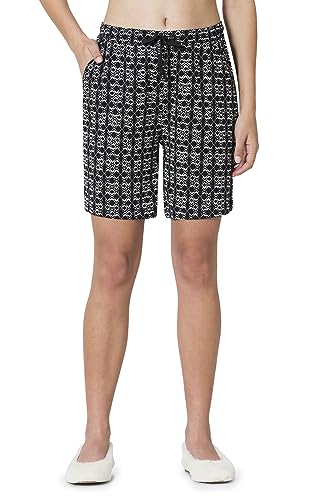Image of Van Heusen Women's Lounge Allover Print Lounge Shorts - Modal Cotton - Functional Pocket, Superior Drape -Available in Pack of 1 & 2