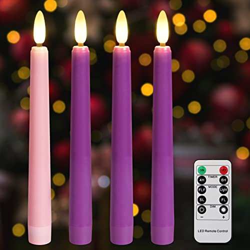 Flameless Advent Candle Set