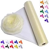 ICOSHOW Crystal Organza Fabric Tulle - 16