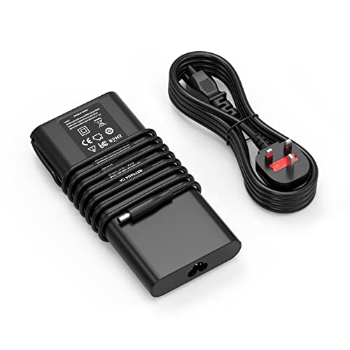 BIUBOTY for Dell Laptop Charger 130W for Dell XPS 15 9530 9550 9560 9570 Dell Precision 5510 5520 5530 M3800 Dell Inspiron 13 7347 7348 7459,DA130PM130 HA130PM130 6TTY6 Power Adapter [4.5 * 3.0mm]