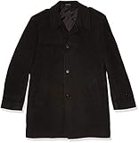 christmas shopping new york urlaubsguru 3/8 lined double faced Kenneth Cole New York Men\'s Ember Top Coat, Grey/red, 38R