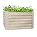 Produktbild blumfeldt Hochbeet, Großes Hochbeet aus Metall, Schmales Hochbeet zum Selber Bauen, Wetterfestes Hochbeet für Garten &Terrasse, Rostfreies Gartenbeet Outdoor, Schneckenschutz Hochbeet, 600 Liter