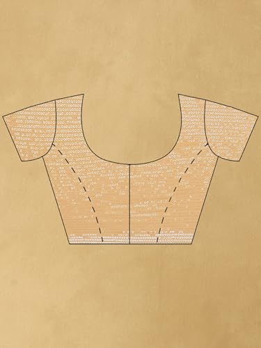 Image of Garden Vareli Lace Border Satin Saree with Unstitched Sequin Blouse Piece