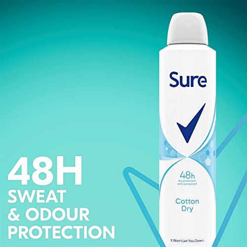 Sure Anti-perspirant Aerosol Cotton Dry 250 ml - Image 4