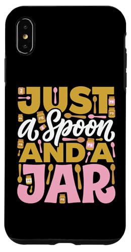 Just A spoon And A Jar �s�[�i�b�c�o�^�[���D�� �X�}�z�P�[�X iPhone XS Max �p
