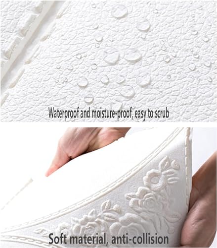 Image of SAYFINE 3D Wall Panel Wallpaper, Self Adhesive PE Foam Brick Sticker, Waterproof Wall Covering for Home Decor, 70 x 70 cm (Pack of 30, 158.1 Sq. Ft. Approx)