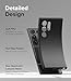 Ringke Onyx for Samsung Galaxy S24 Ultra Case [Feels Good in The Hand] Oil & Dirt Resistant, Enhanced Camera Lens Protection, Comfortable Grip, Non-Slip, Lightweight Cover - Black
