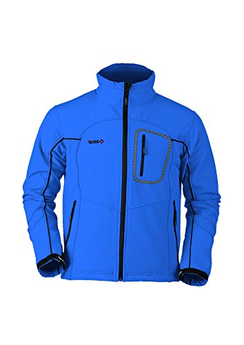 IZAS Mogen Giacca in Softshell, Uomo, Royal/Nero