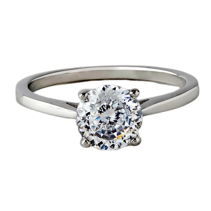 Bague moissanite naturelle et argent 925 éclat diamant d'exception