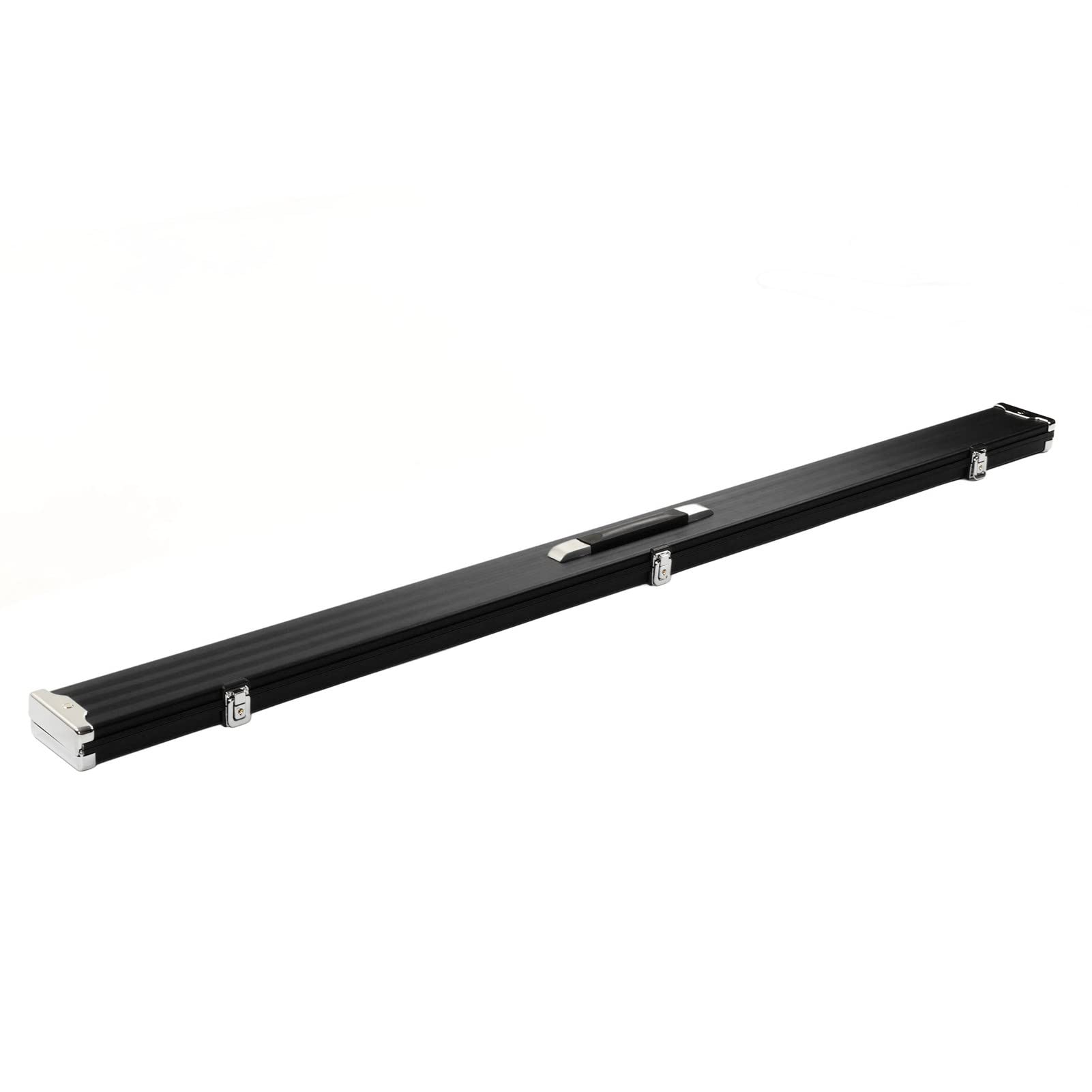 Qqmora Futerał na Kije Bilardowe Lekki, Twardy futerał ze Stopu Aluminium, 3 Miejsca dla Graczy w Bilard 152 X 9,8 X 4,3 Cm