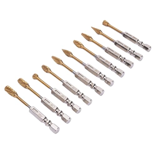 Kit de 10 Fresas de Tungsteno con Recubrimiento Ti miniatura 2