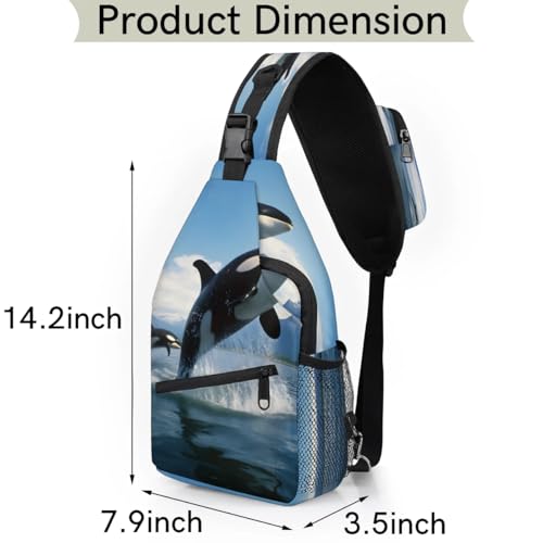 Bolso cruzado unisex estilo sling para viaje y senderismo miniatura 2