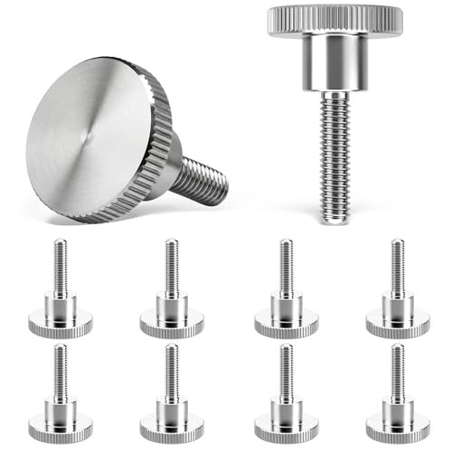 Boulons à tête moletée métrique M5 en acier inoxydable pour l'industrie et machines-outils