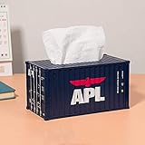 CAIMEI Tissue Box Paper Holder Shipping Container Cover Rectangular, Abs Plastic Facial Tissue Box...