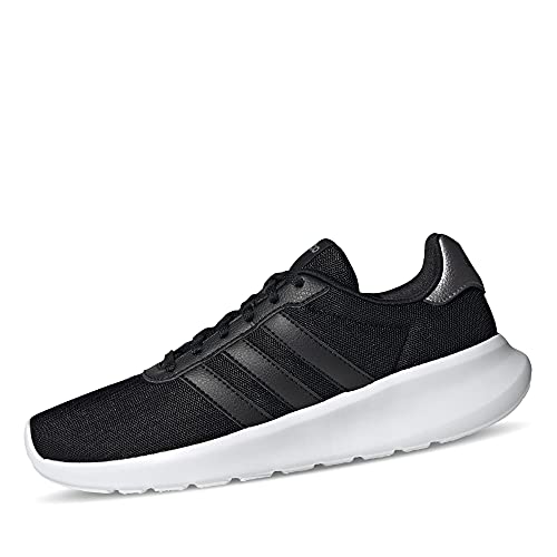 adidas Lite Racer 3.0, Zapatillas de running Mujer, Negro (Core Black/Core Black/Iron Met.), 36 EU