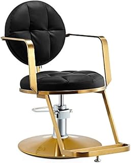 Sillas Oficina Silla Ergonomica El peluquero profesional de Styling sillas elevadoras Oro moderno hidráulica giratoria de oficina Silla giratoria de escritorio Silla Silla de ordenador Silla de peluqu