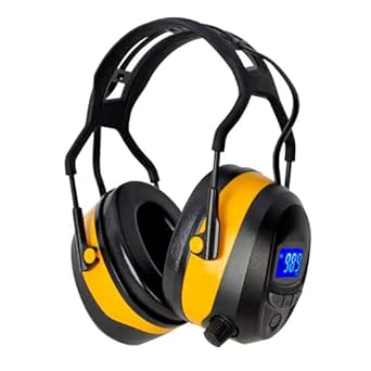 cuffie protettive con radio e display lcd snr 29