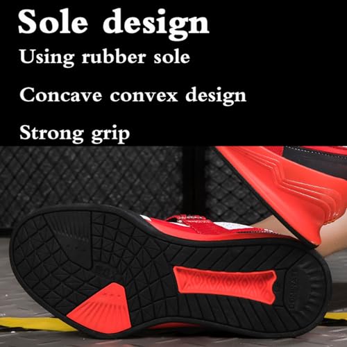 Leichtrit Scarpe Powerlifting Uomo,Scarpe Da Sollevamento Pesi Per Squat Da Uomo E Da Donna,Bodybuilding Di Sollevamento Pesi Scarpe,Antiscivolo,Traspiranti,Per Fitness Indoor,Cross-Trainer - 6